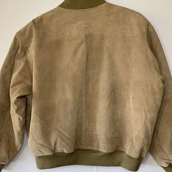 Reel Legends Men Leather Bomber Jacket Country Western Cowboy Soft Rodeo XL 100% - Picture 2 of 16